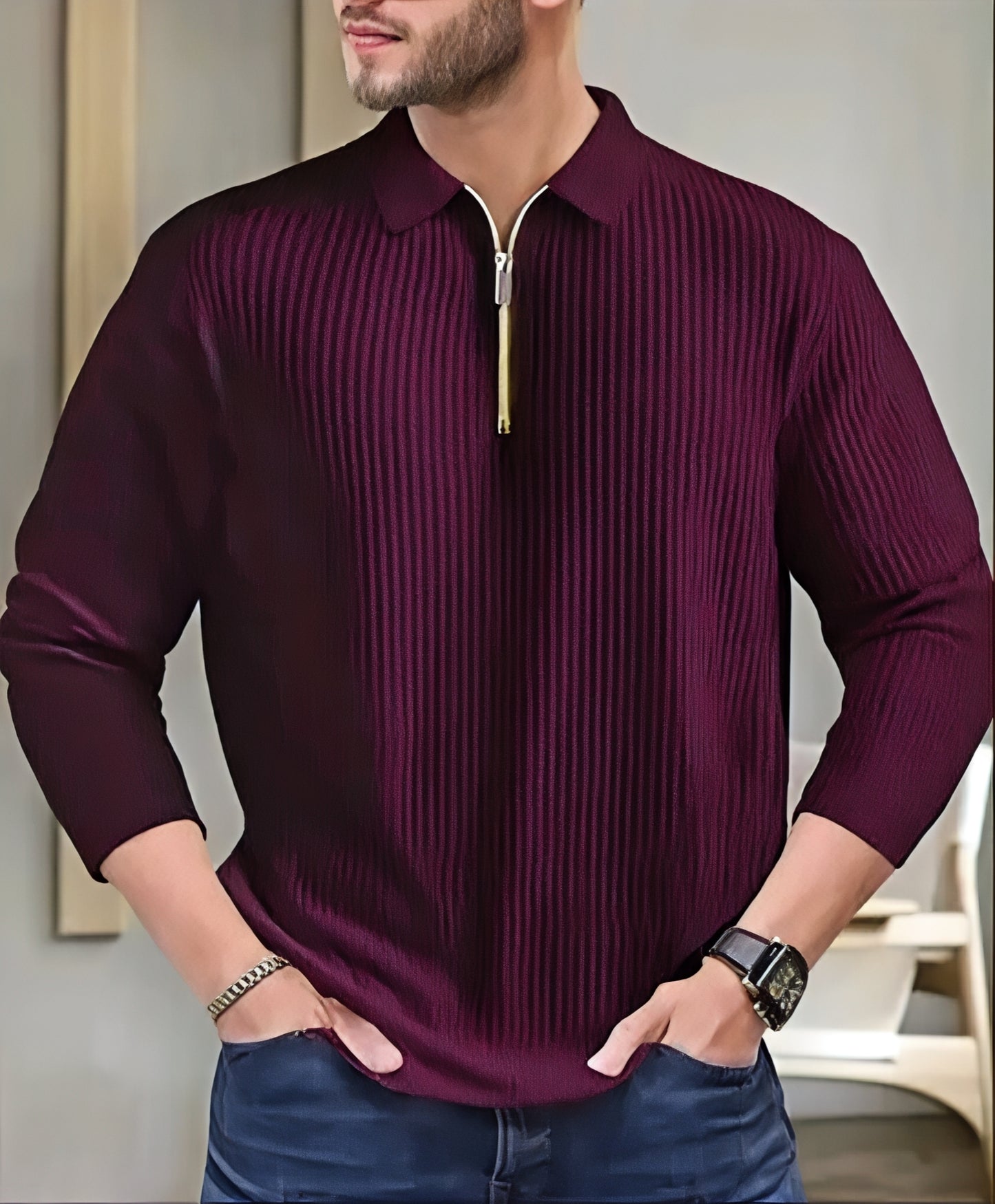 Men's Polo Maroon