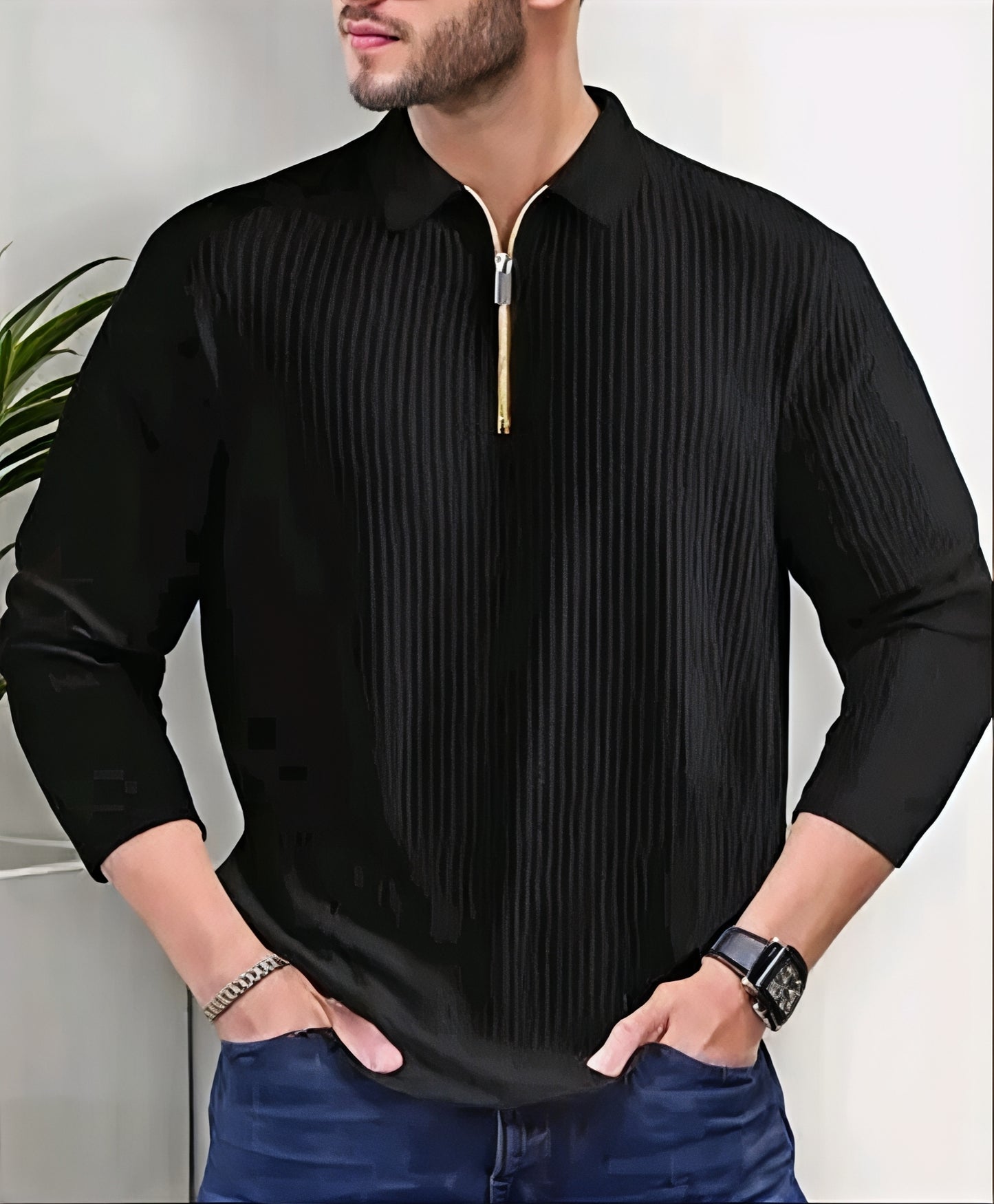 Men's Polo Rich black