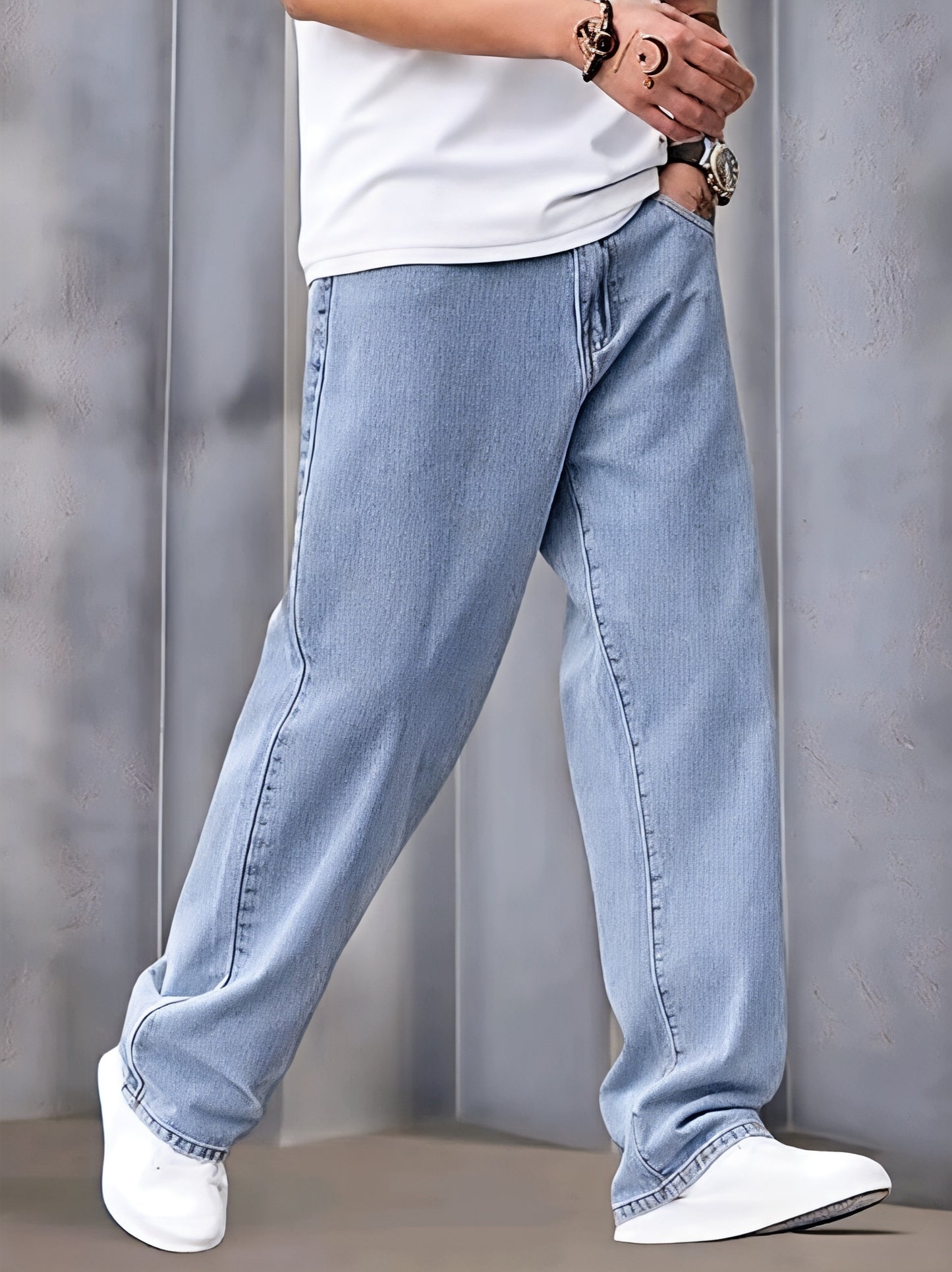 Men's straight leg Denim Jeans